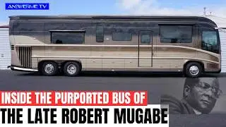 Inside The Purported Bus of the late Robert Mugabe