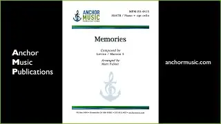 Memories (SSATB Vox) - Anchor Music Score Video