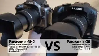 Panasonic G6 vs GH2 video quality