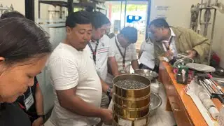 Material Testing/ Sieve Analysis, Fine and Coarse Aggrerates Preparations 