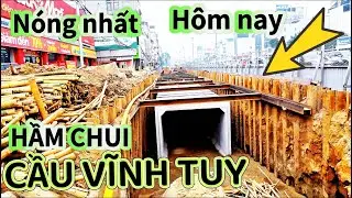 Sắp Hết Cảnh Tắc Đường”? Tiến độ mới nhất hầm chui cầu Vĩnh Tuy!