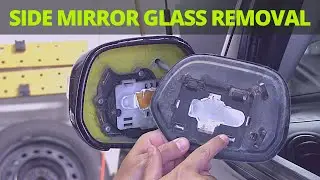 SIDE MIRROR GLASS REMOVAL OF A 1st GEN SCION XB