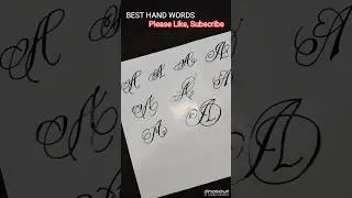Cursive Writing Capital A ✍️ | A Alphabet in Different Styles | Beautiful Handwriting Practice