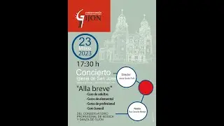 Concierto de los coros del Conservatorio Profesional de Música y Danza de Gijón