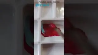 Blood Red || Color Mixing #shorts #viral #satisfying