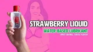 ASTROGLIDE Strawberry Water-Based Liquid