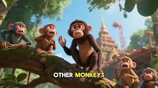 The Monkey and the Wedge | Bedtime Moral Stories |Kid Stories