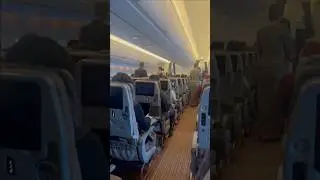 Singapore Airlines Economy Class on Airbus A350-900 - Aisle seat view