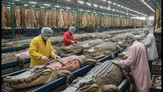 Inside the Crocodile-Leather Factory: From Egg to Luxury Product (Full Process Explained)