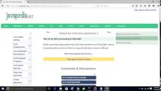 Why do we batch processing in hibernate? | javapedia.net
