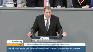 Pkw-Maut: Debatte im Bundestag Teil 3 am 27.03.2015