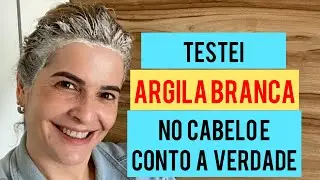 Como usar máscara de argila no cabelo. #argilabranca