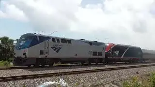 AMTRAK 40 ON 40 At Boynton Canal, FEC Train 206 & More 4-3-25