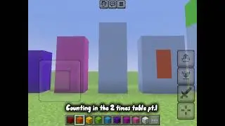 (Counting in 2 times table pt.1) #numberblocks #minecraft #numberblocksminecraft #numbers #counting 