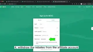Affiliate Backend System Tutorial MEXC Exchange 🤑
