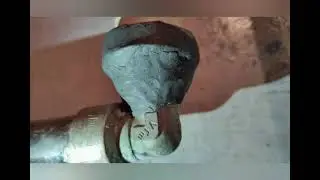 Устранение течи трубы Loctite 3463.