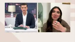 JAI Sterling & 14K Gemstone & 0.14ct Diamond Ring on QVC