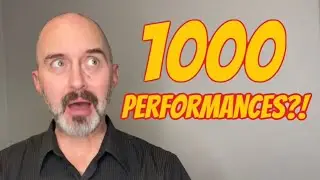 Isaac J. Conner - 1000 Performances?!
