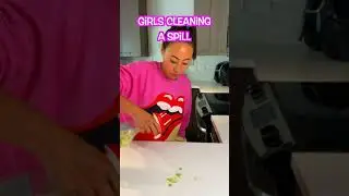 GIRLS Cleaning VS BOYS Cleaning #Shorts
