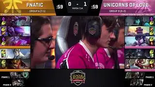 UOL vs FNC (LCS EU 2017s Неделя 7) игра 1