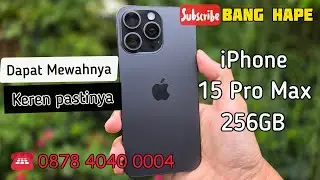 Jarang ada yang begini - Review iPhone 15 Pro Max 256gb di Tahun 2026 Bang Hape COD Shopee Toped