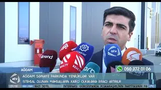 Cari ildə Ağdam Sənaye Parkında tütün məmulatlarının istehsalı müəssisəsi fəaliyyətə başlayacaq