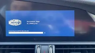 Alfa Romeo Giulia infotainment software update