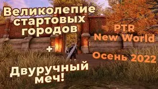 🚩Патч осени для New World: обзор двуручки и городов на PTR