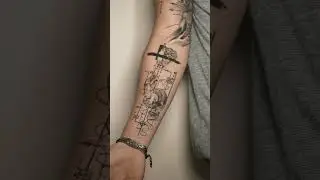 Conceptual Tattoo art #tattoo #1million #shorts