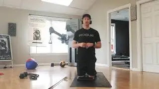 At-home golf fitness sequence-Step out series and thoracic mobility dris