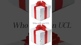 Who Will Win UCL #gift #choose #football #shortsfeed #ronaldo #viral #trending #rma @bvb #ucl