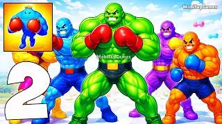 🎮 Punchy Race &ndash; Run & Fight Gameplay Walkthrough Part 2 &ndash; Grow & Punch to Win (iOS, Android)