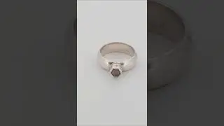 TheGemTours.com - Red Beryl and Sterling Silver Ring  - Thomas Range Utah (ls01ring04)