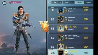 Indian 🇮🇳 Conqueror Top 100 player 1v1 TDM ⚡ match 🥵