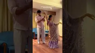 Kannum kannumdhan kalandhaachu🤩 Husband wife vibing on beats🥳💫#danceshorts #blackbees #shorts