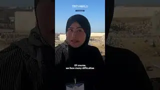 Gaza&rsquo;s children continue education in a cemetery