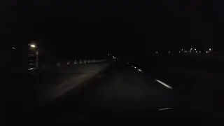 South Devon Highway - Northbound on the night it opened