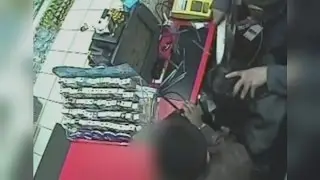 Man holds shopkeeper at knifepoint in terrifying robbery