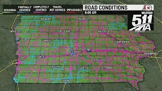 Iowa State Patrol, DMPD shares crash reports  as storm continues Saturday