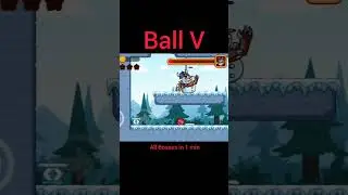 Ball V All Bosses in 1 min | Red Boss Challenge #allbosses #adventuregames #ballv
