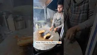 Paneer Cheese Hot Dog Making 🥵🥵#hotdog #shorts