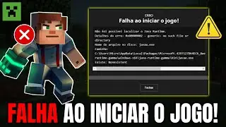 Como Resolver Erro Falha ao Iniciar o Jogo do Minecraft! | Passo a Passo