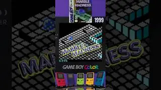 MARBLE MADNESS #gamer #retro #marble #gameboycolor #gbc