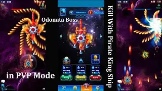 Galaxy Attack Alien shooter | Odonata Boss Kill With Pirate King Ship in PVP Mode | By Apache Gamers