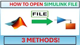 Как открыть файл SIMULINK в MATLAB | Учебное пособие по SIMULINK в MATLAB.