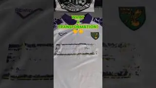 Mind-Blowing Norwich City Kit Restoration | Retro Football Shirt Fix