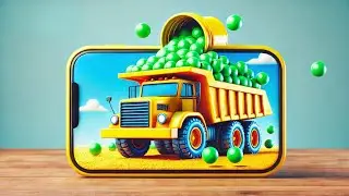 Dump Truck Color Adventure! 🟢🟡 Toddler Fun & Learning with Vihaan