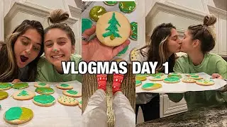 VLOGMAS DAY 1: december plans & baking holiday cookies!!!