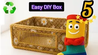 DIY Storage Box 🧺 | Panier d&eacute;coratif fait main 🇫🇷