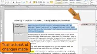 Tracking Changes In Microsoft Word